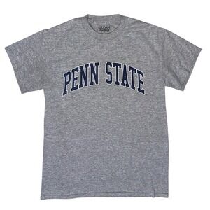 Penn‎ State Nittany Lions Gray T-Shirt Gildan DryBlend Size S Small Arched Logo